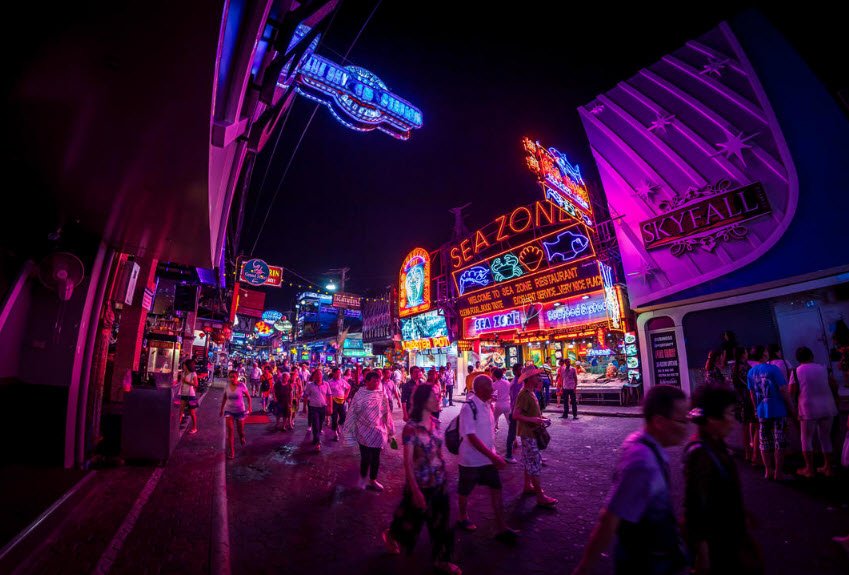 Pattaya Walking Street, Pattaya, Thailand